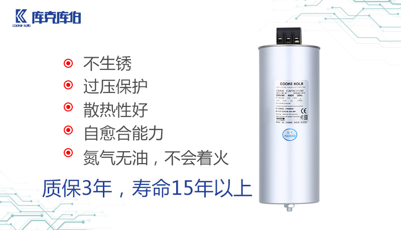 充氣式自愈式電力電容器